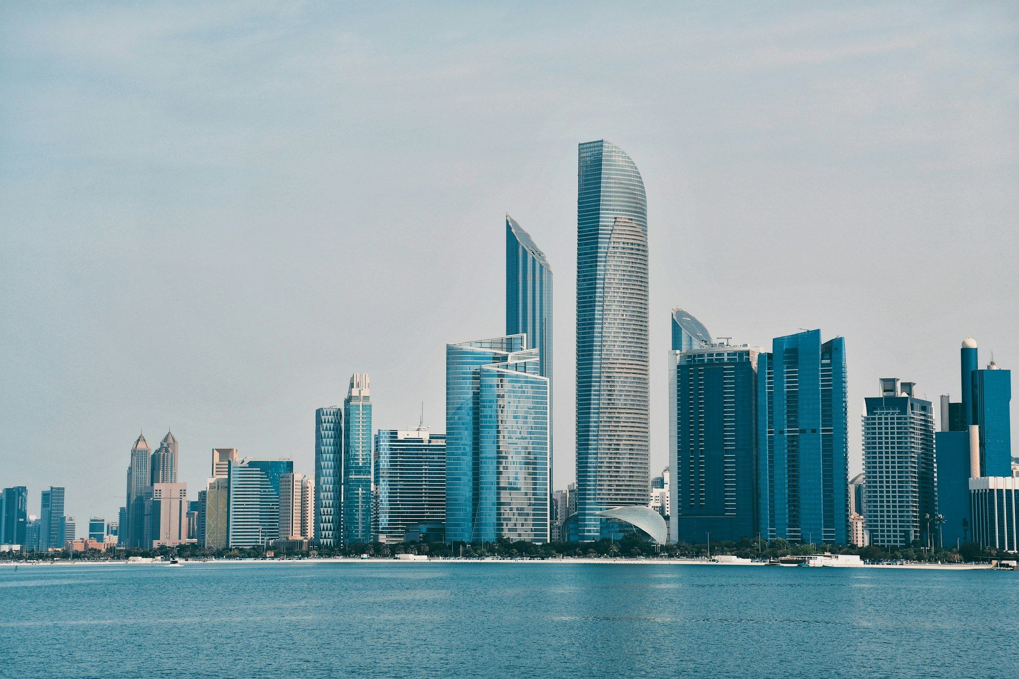Gulf business district skyline