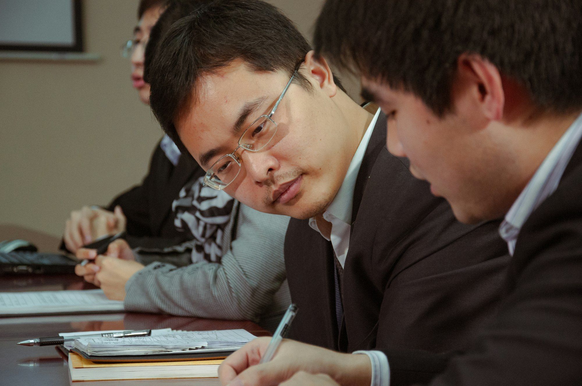 Students working together on a project